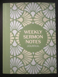 Weekly Sermon Notes Journal: An Inspirational Notebook for Christians to Take Notes in Church, at Conferences, in Small Groups, and During Bible Studies
