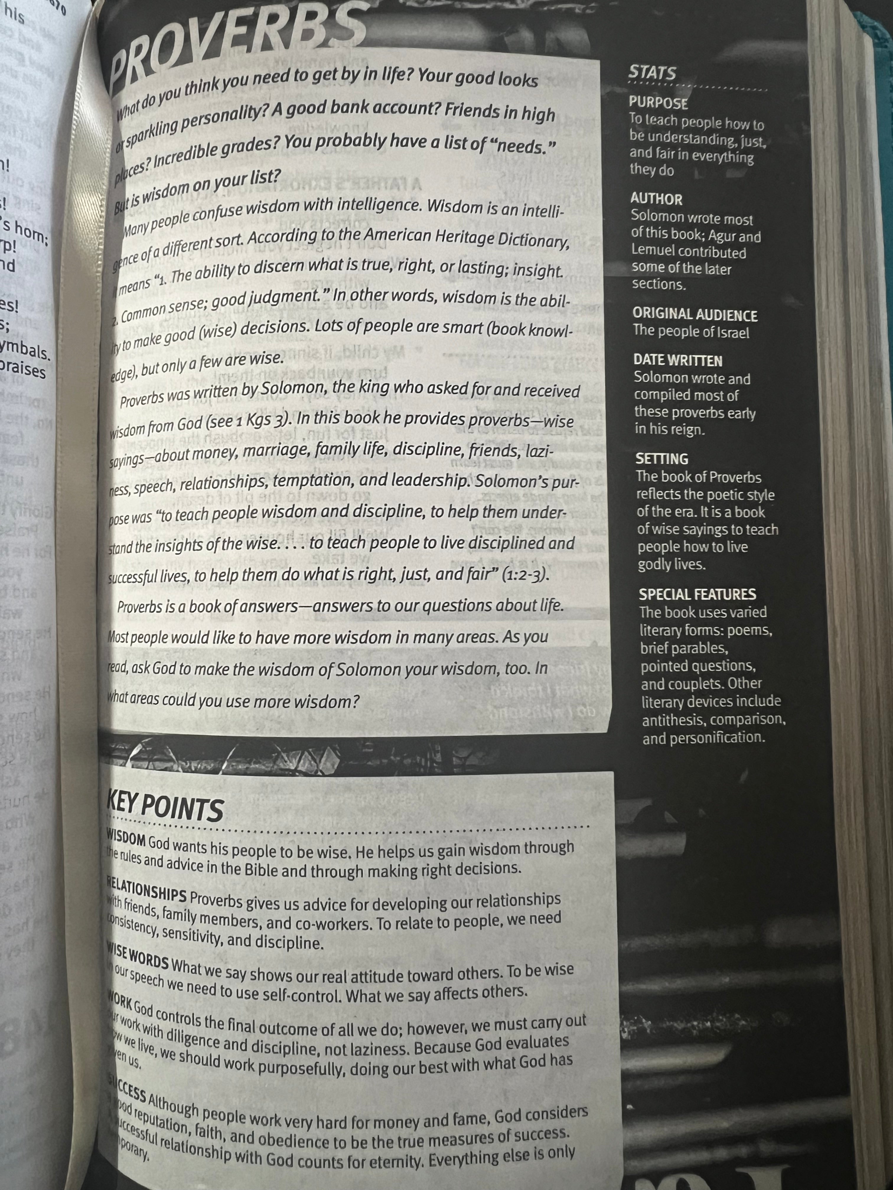 Teen Life Application Study Bible (NLT)