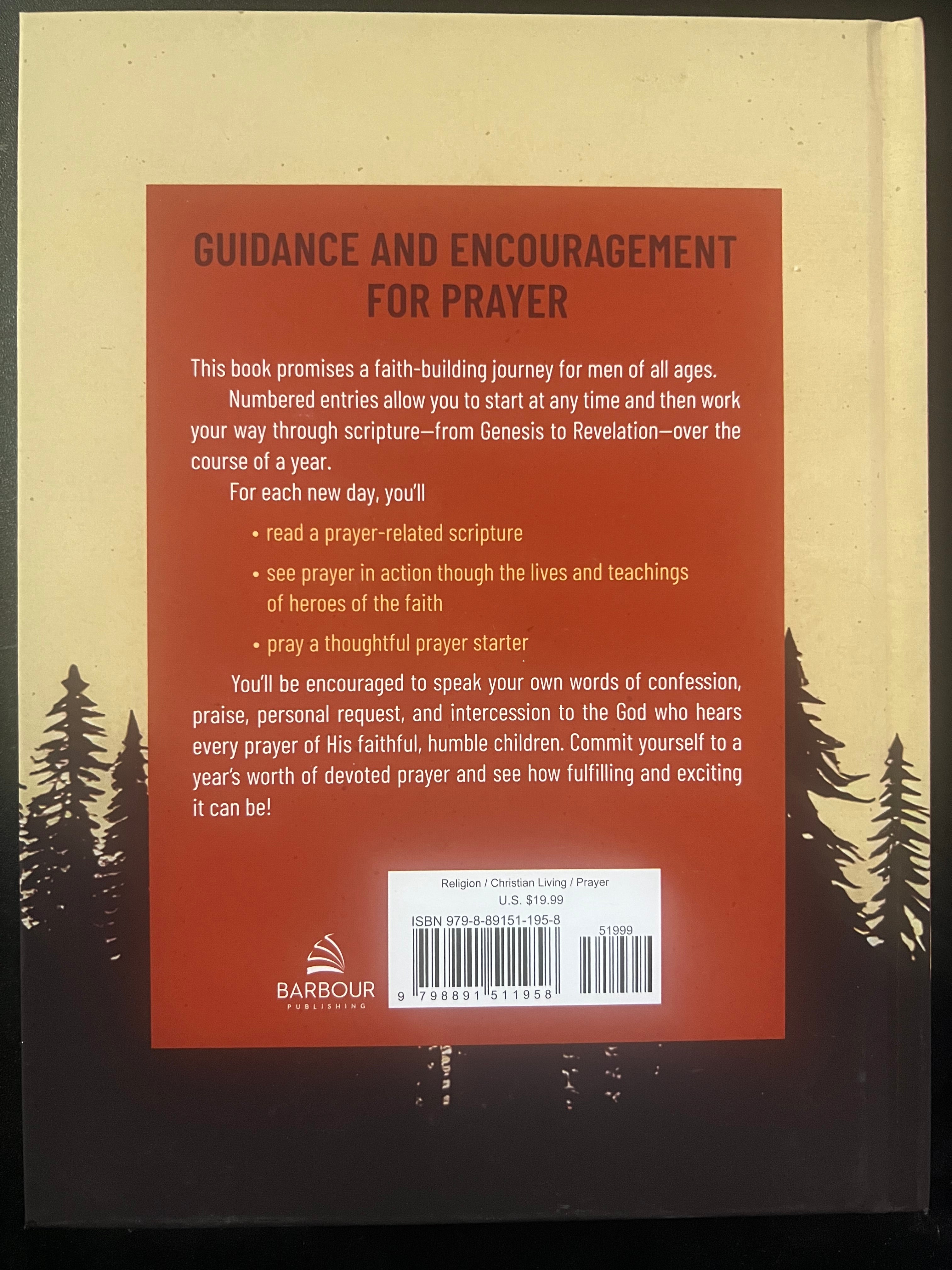 365 Encouraging Prayers for Men: A Genesis-To-Revelation Journey to Build Your Faith