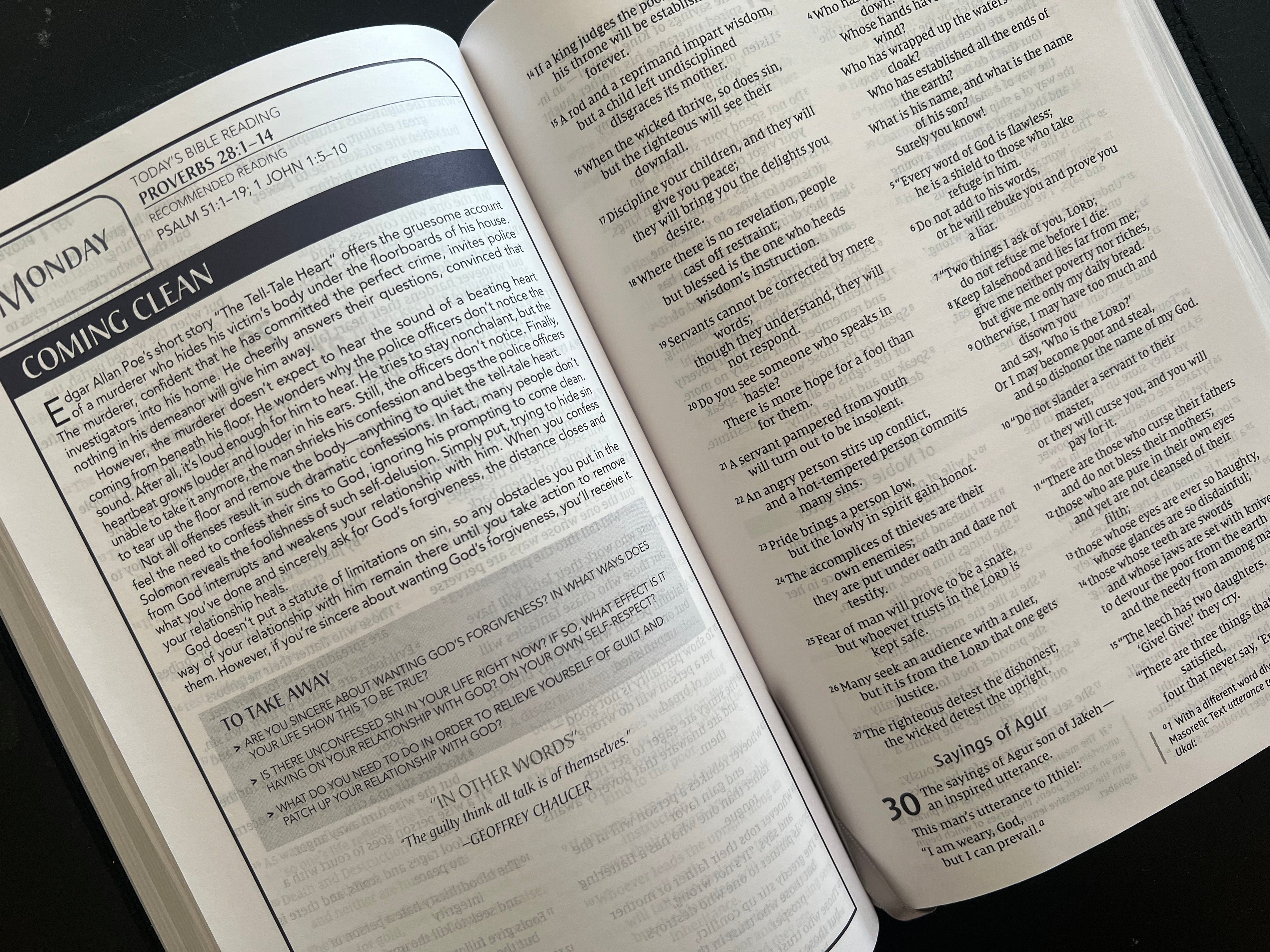 NIV Men's Devotional Bible, by Men, for Men (Large Print)