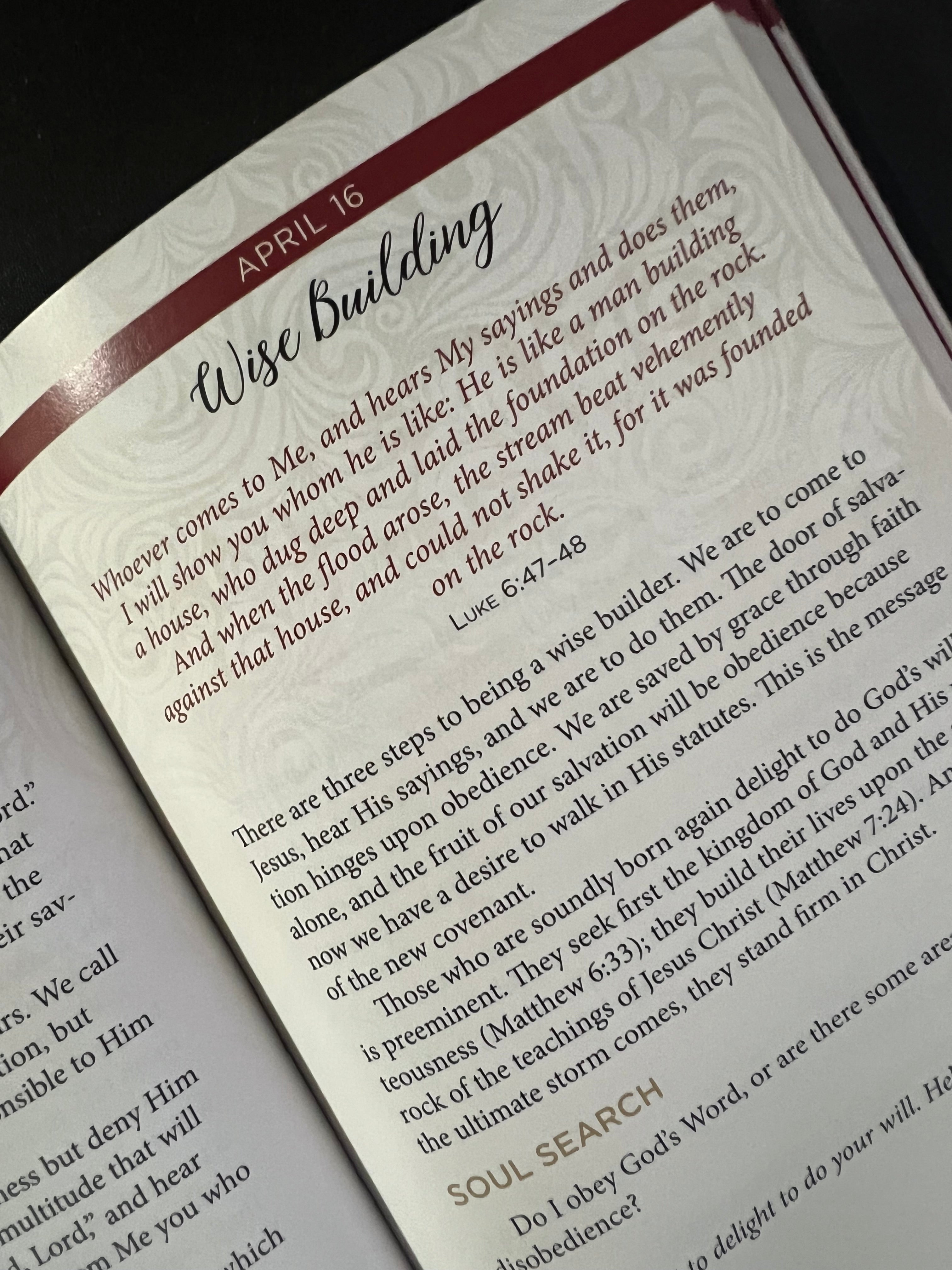 Jesus In Red: 365 Meditations on the Words of Jesus