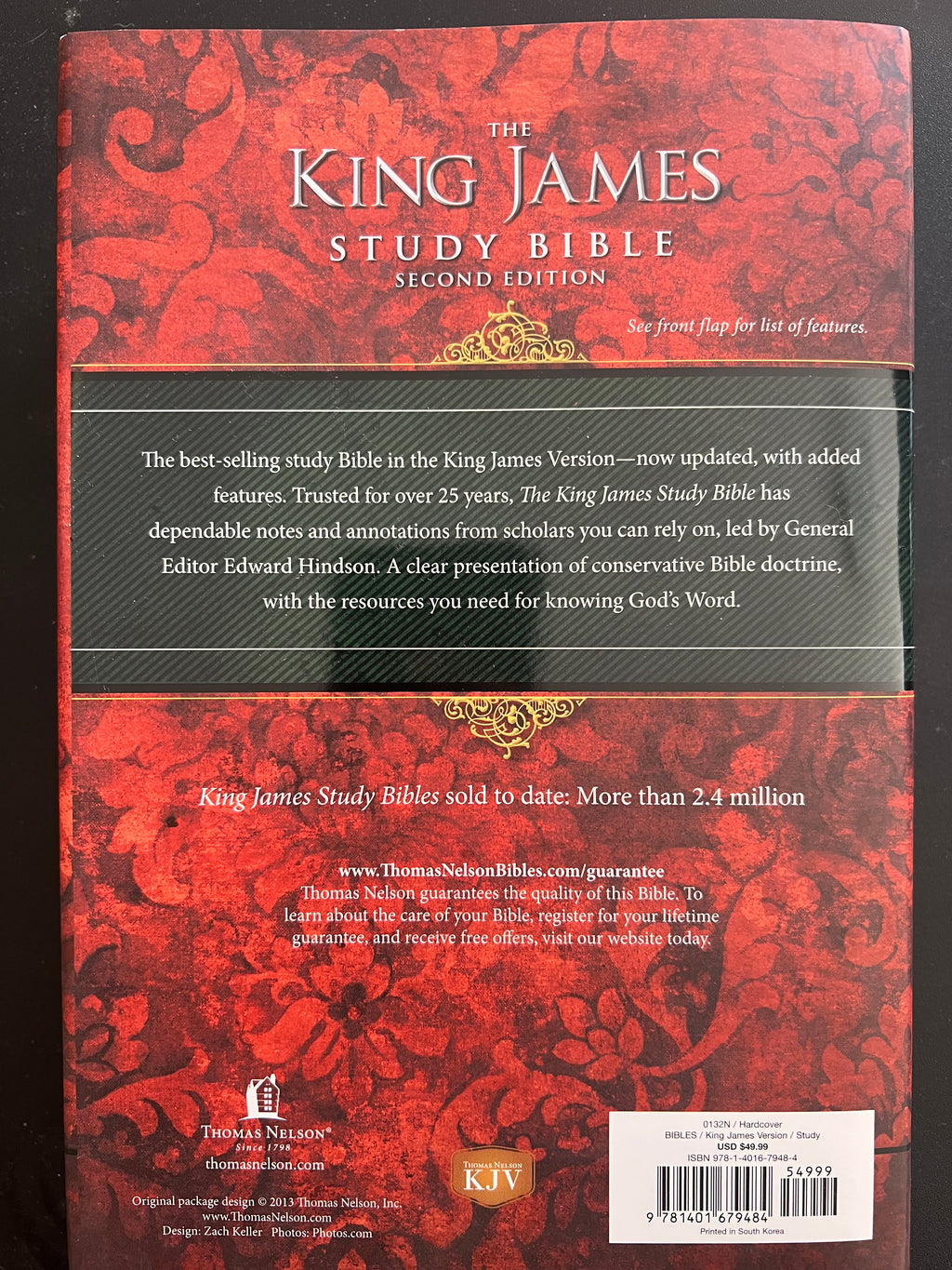 The King James Study Bible, Second Edition