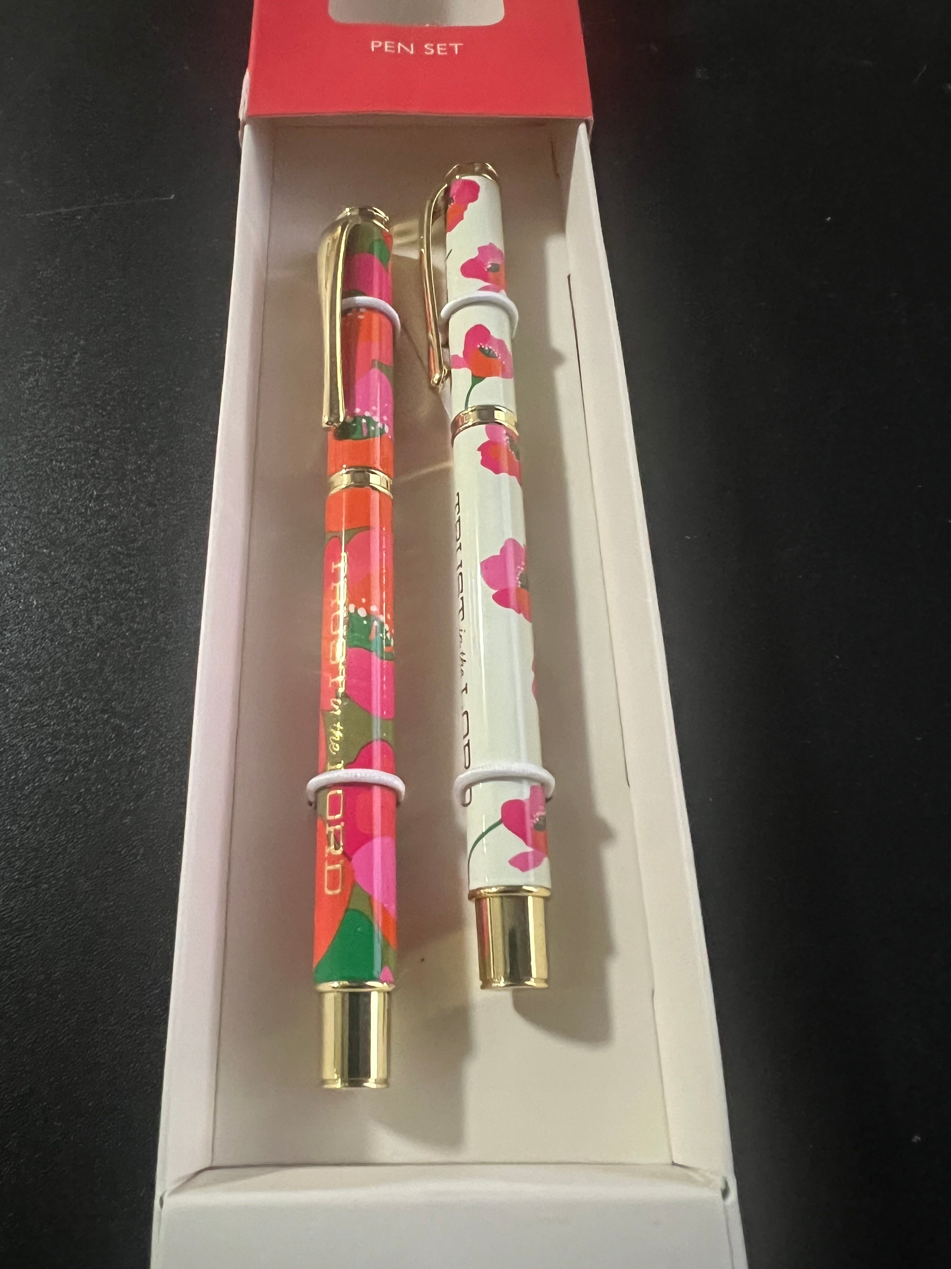 Premium Inspirational Medium Ballpoint Pen Set for Women: Trust in the Lord