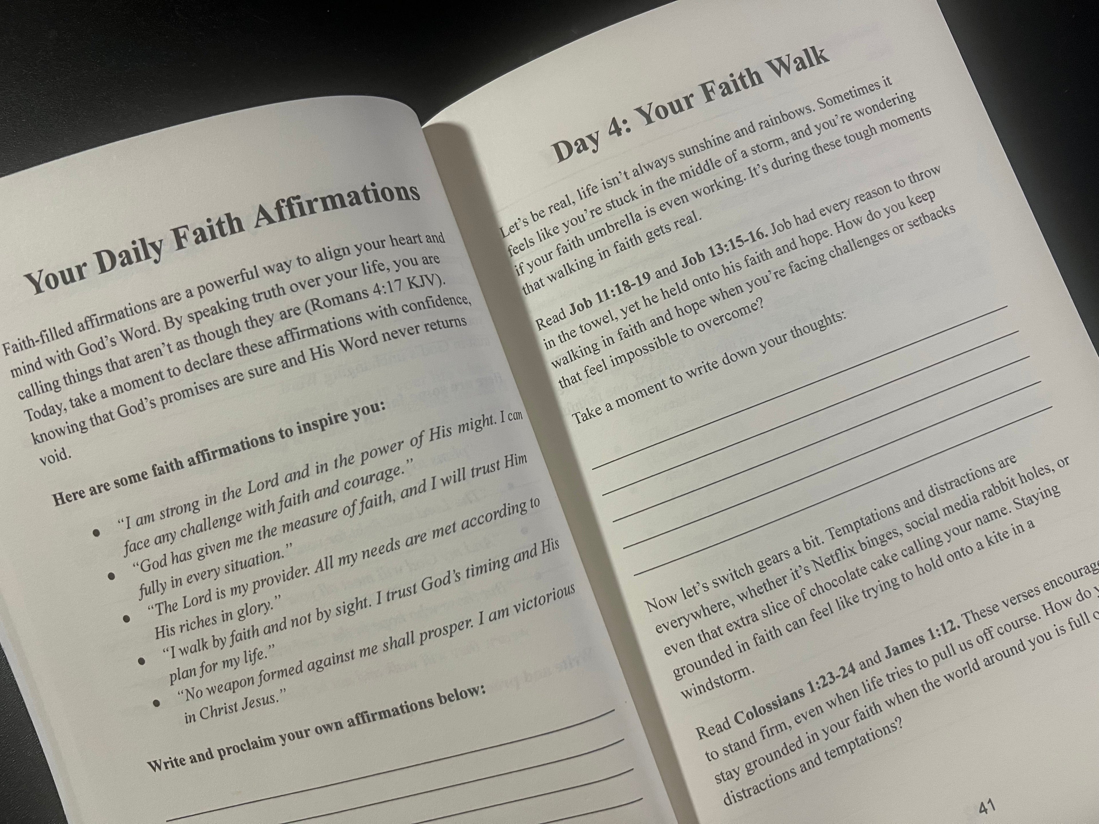 Level Up Your Faith: 7-Week Bible Study Journal