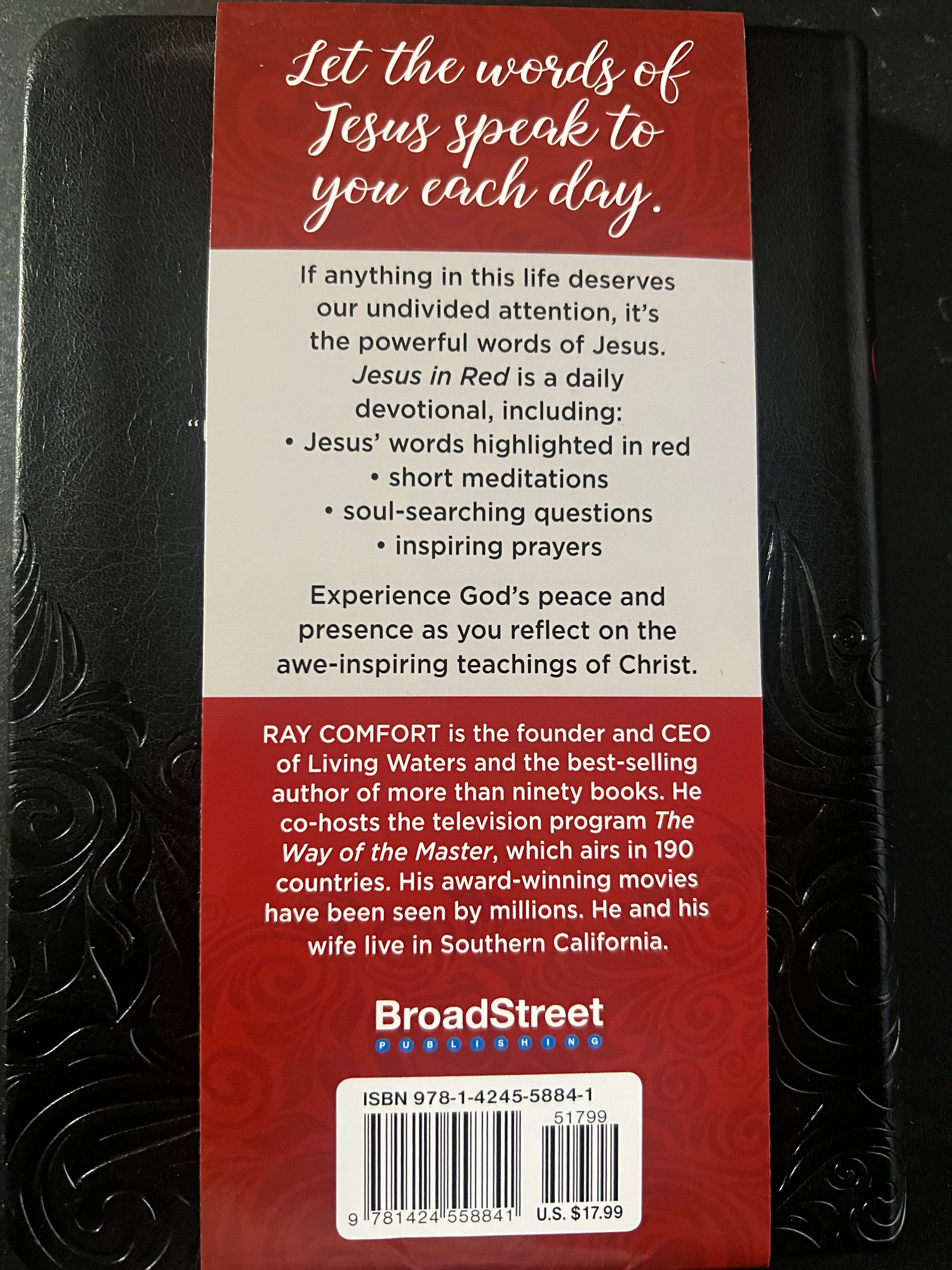 Jesus In Red: 365 Meditations on the Words of Jesus