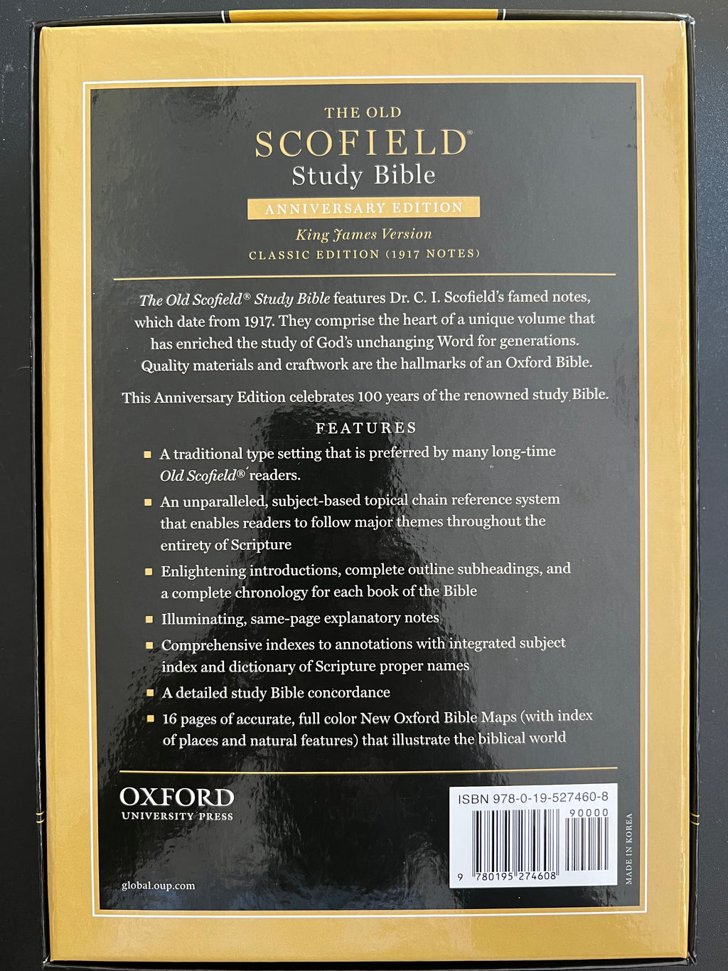 The Old Scofield Study Bible, Anniversary Edition (KJV)