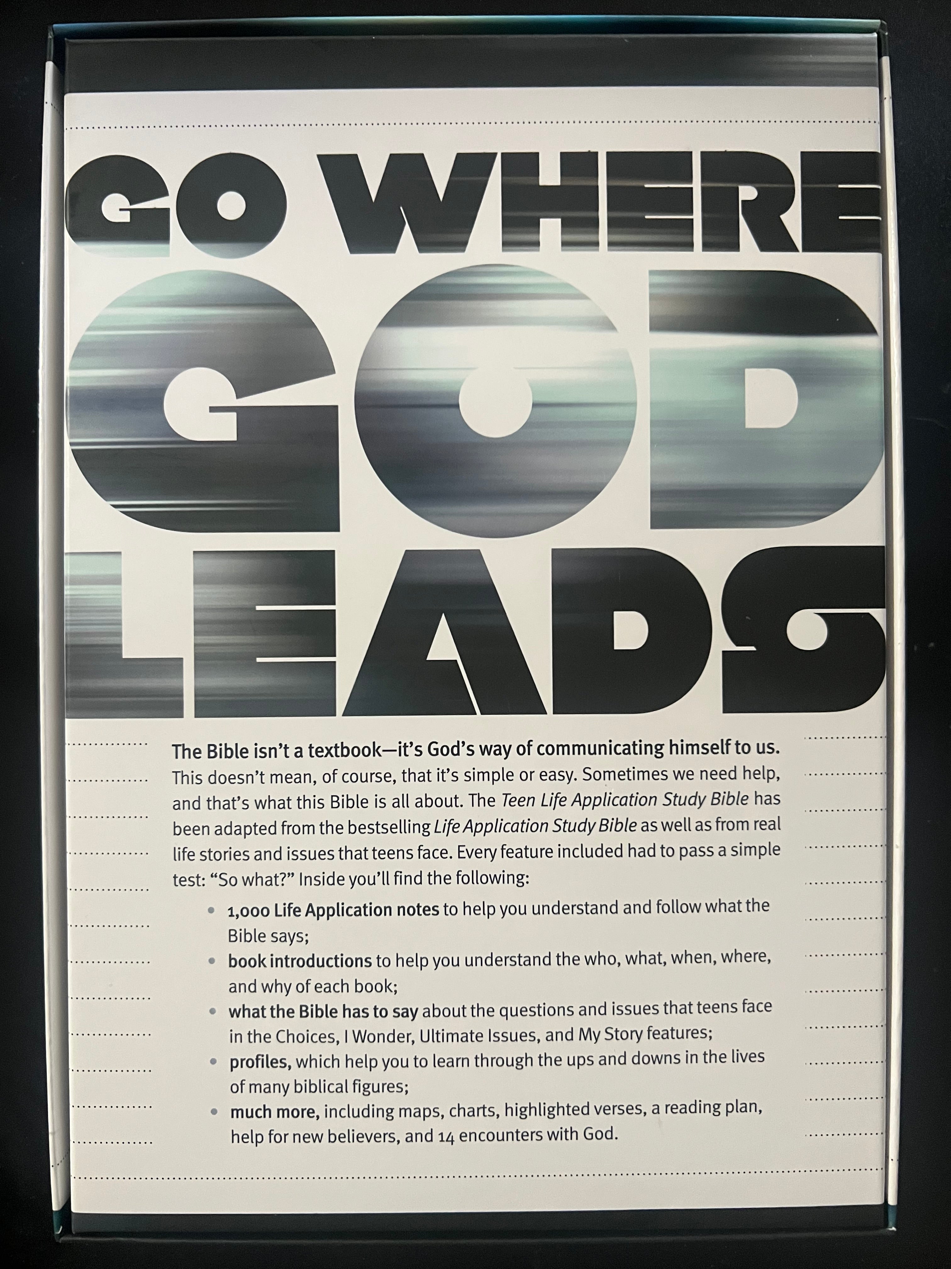 Teen Life Application Study Bible (NLT)