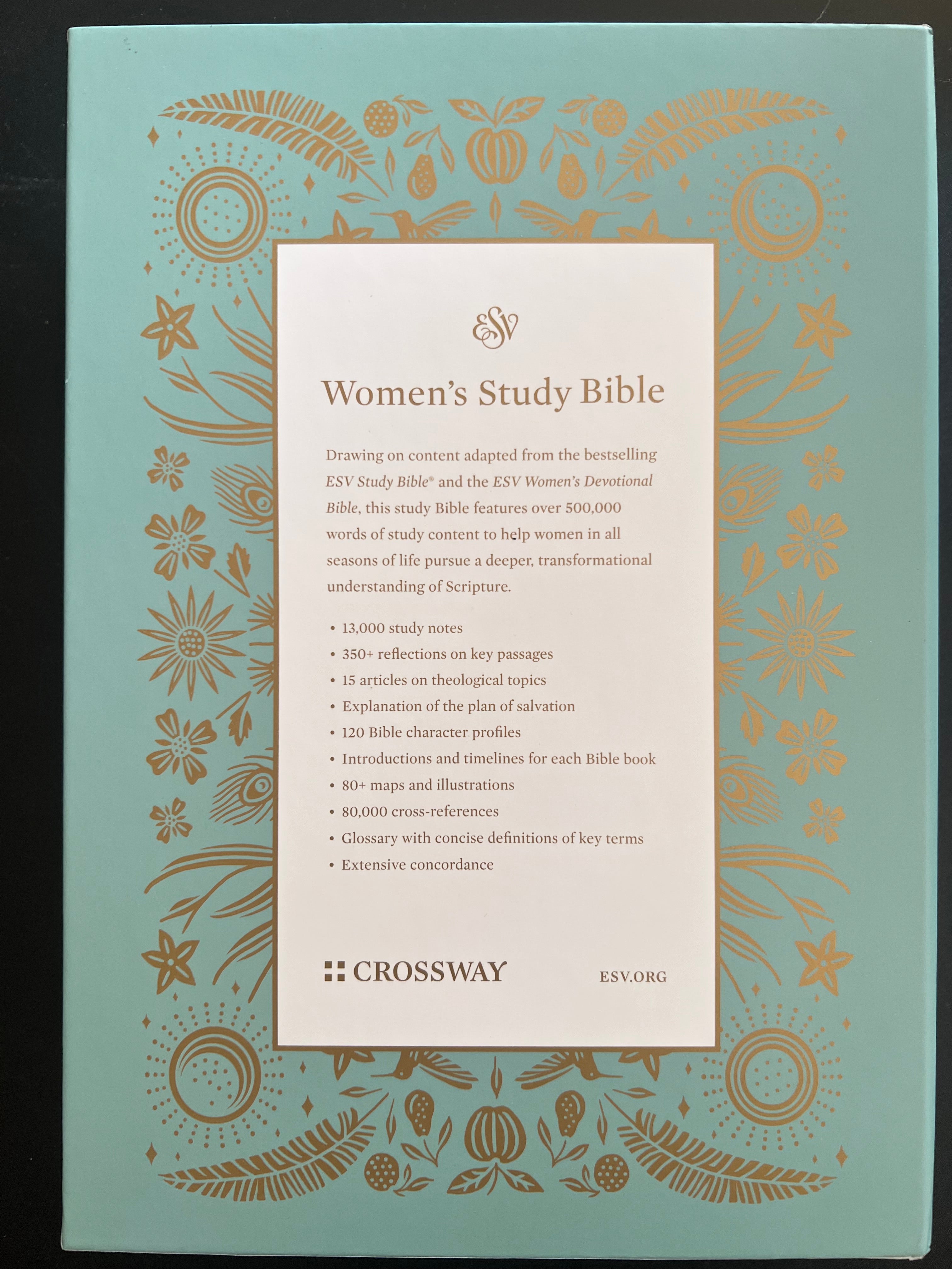 ESV Women's Study Bible (Trutone, Blush Rose, Floral Bloom Design)