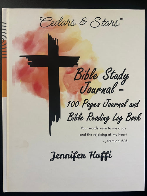 Bible Study Journal - 100 Pages Journal and Bible Reading Log Book