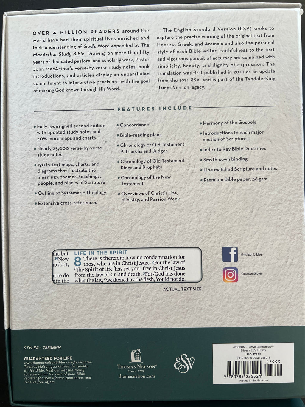 the MacArthur Study Bible, Second Edition (ESV)